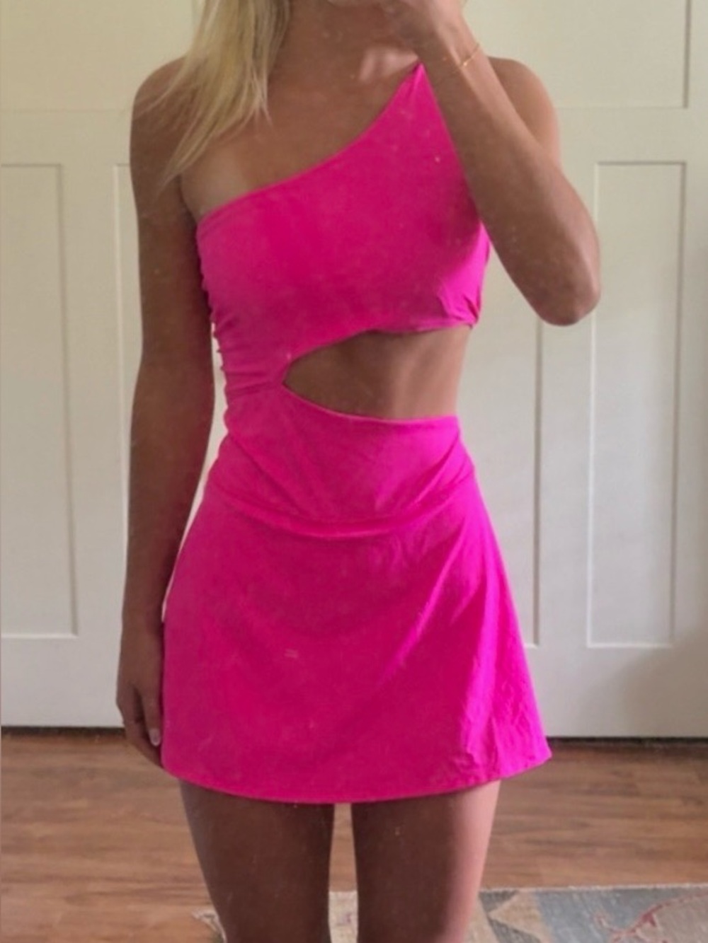 Hot pink athletic dress